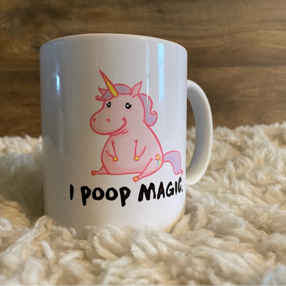 I Poop Magic unicorn coffee 11oz mug